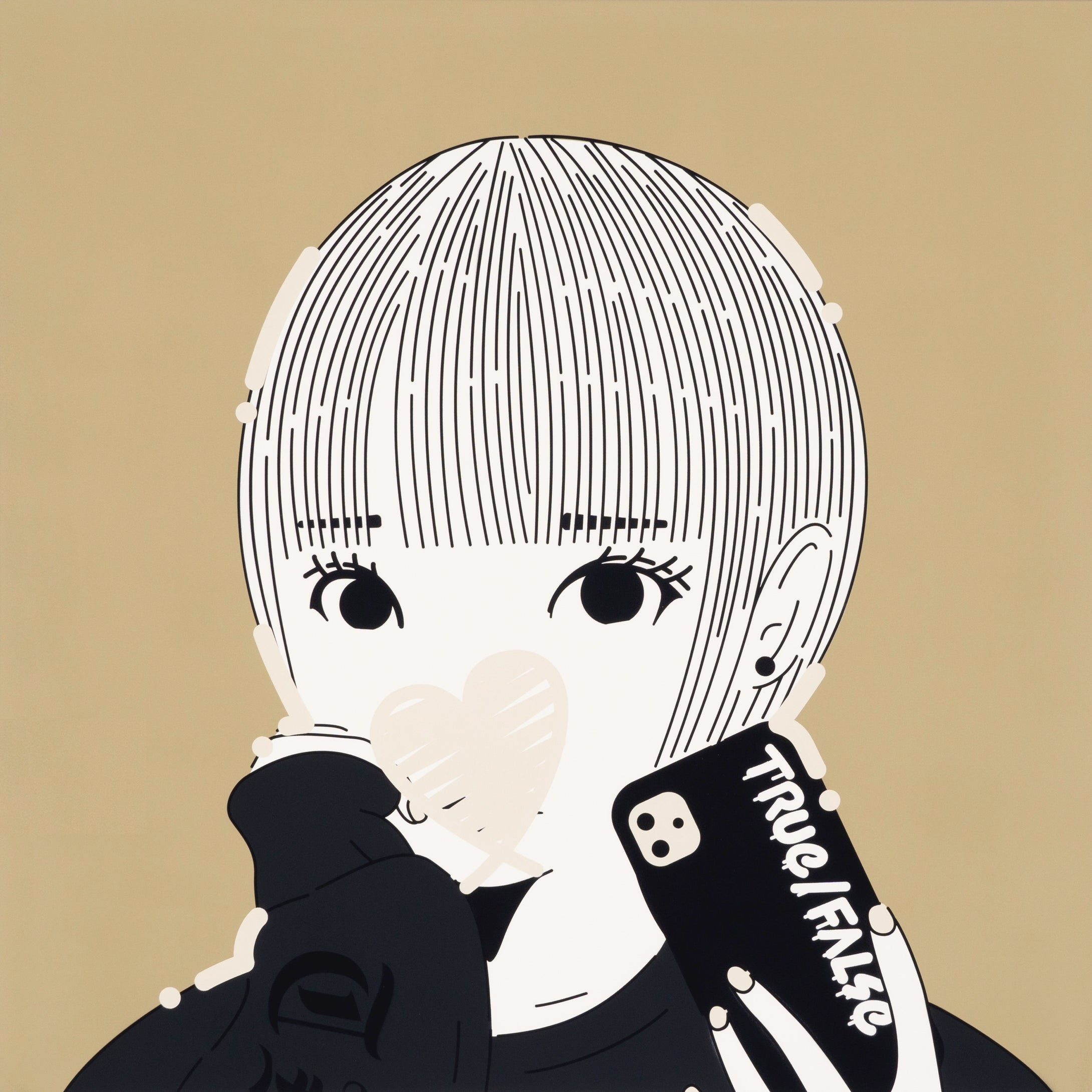 How do I look? case *HK by Masato Yamaguchi / 山口真人 Painting,SELFY,2022,TOKYO