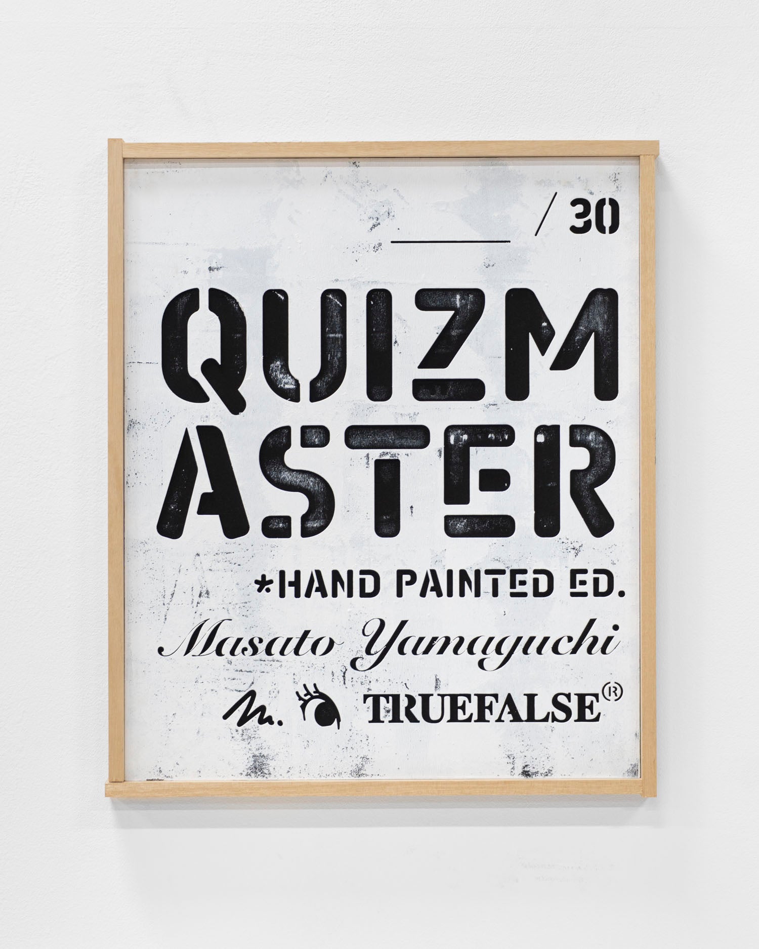 STENCIL OBJECT – Masato Yamaguchi / 山口真人