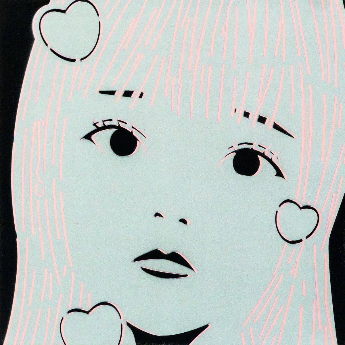 Black Pink by Masato Yamaguchi / 山口真人 Painting,SELFY,2021,TOKYO