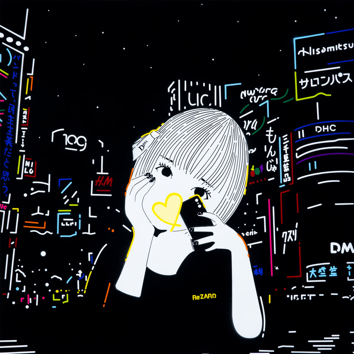 19's blues *RZ by Masato Yamaguchi / 山口真人 Painting,SELFY,2021,TOKYO