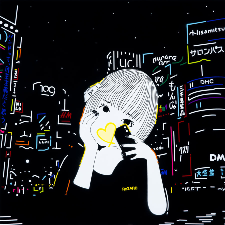 19's blues *RZ by Masato Yamaguchi / 山口真人 Painting,SELFY,2021,TOKYO