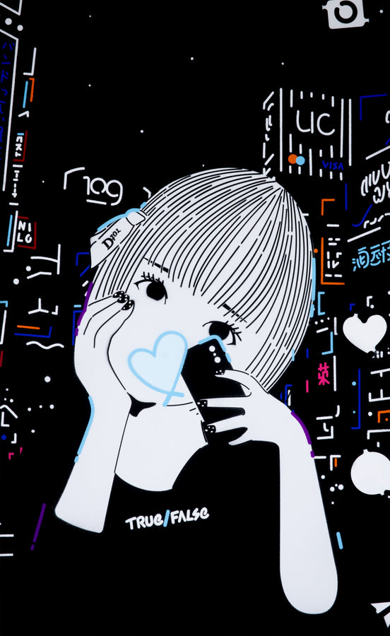 in the city *FRM121*TF by Masato Yamaguchi / 山口真人 Painting,SELFY,2021,TOKYO