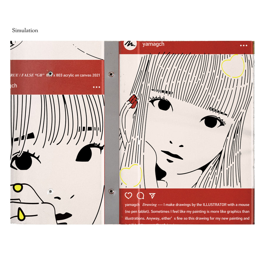 I'm into you by Masato Yamaguchi / 山口真人 Painting,SELFY,2021,LONDON