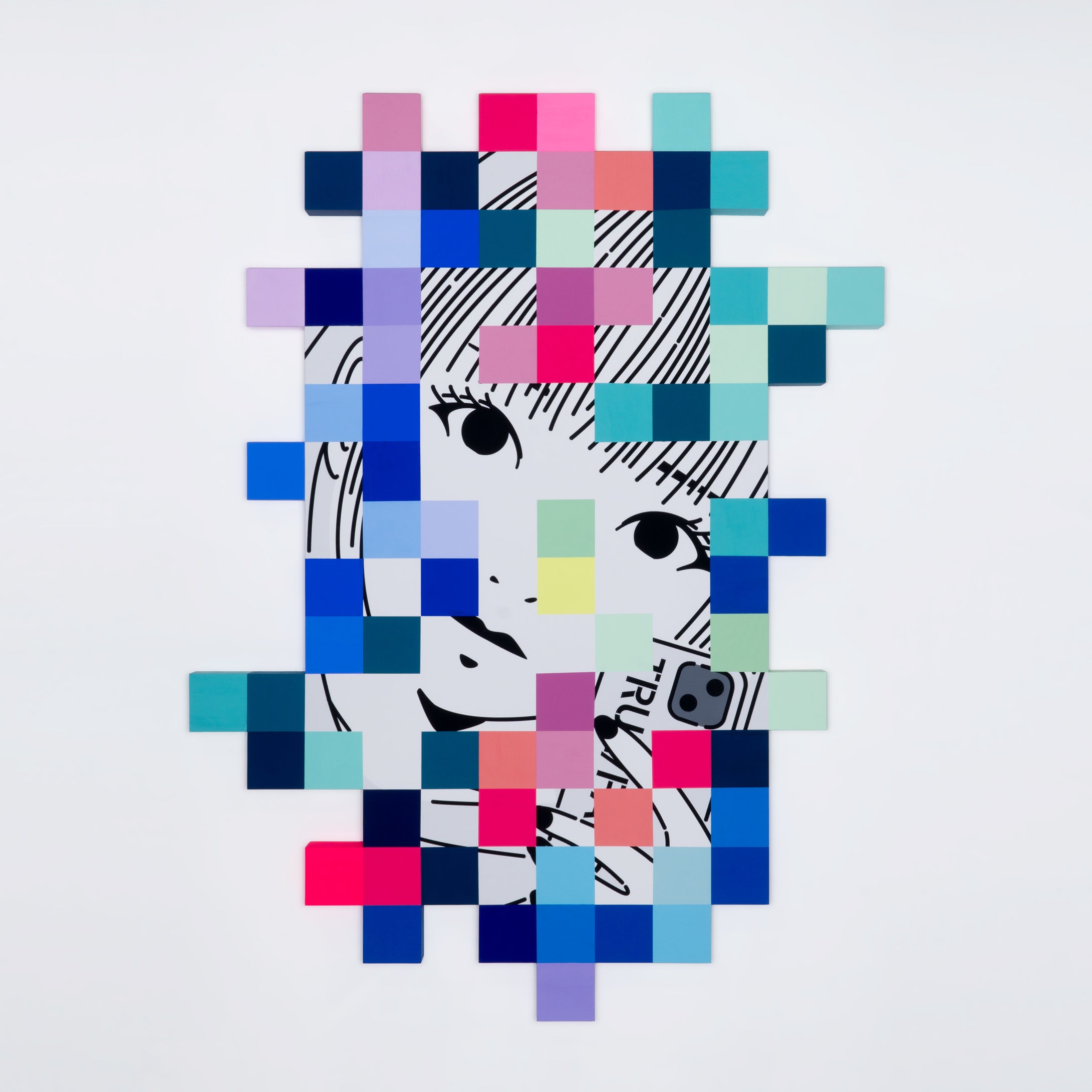 Stay with you pixel-76 by Masato Yamaguchi / 山口真人 Painting,SELFY,2022,TOKYO