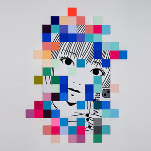 Stay with you pixel-70 by Masato Yamaguchi / 山口真人 Painting,SELFY,2022,TOKYO