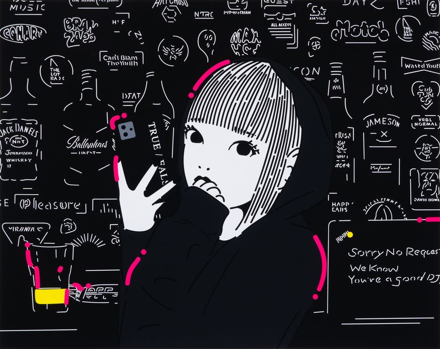 Dogenzaka,Shibuya,Tokyo,Japan *FRM37 by Masato Yamaguchi / 山口真人 Painting,SELFY,2022,TOKYO