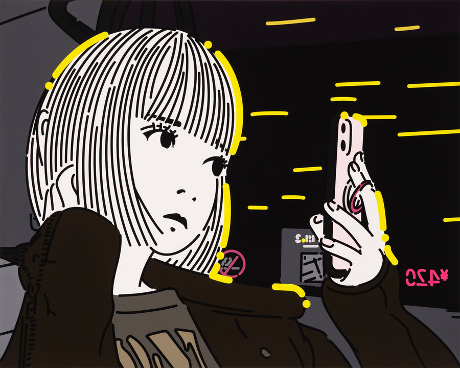 Lost in Lights by Masato Yamaguchi / 山口真人 Painting,SELFY,2022,TOKYO