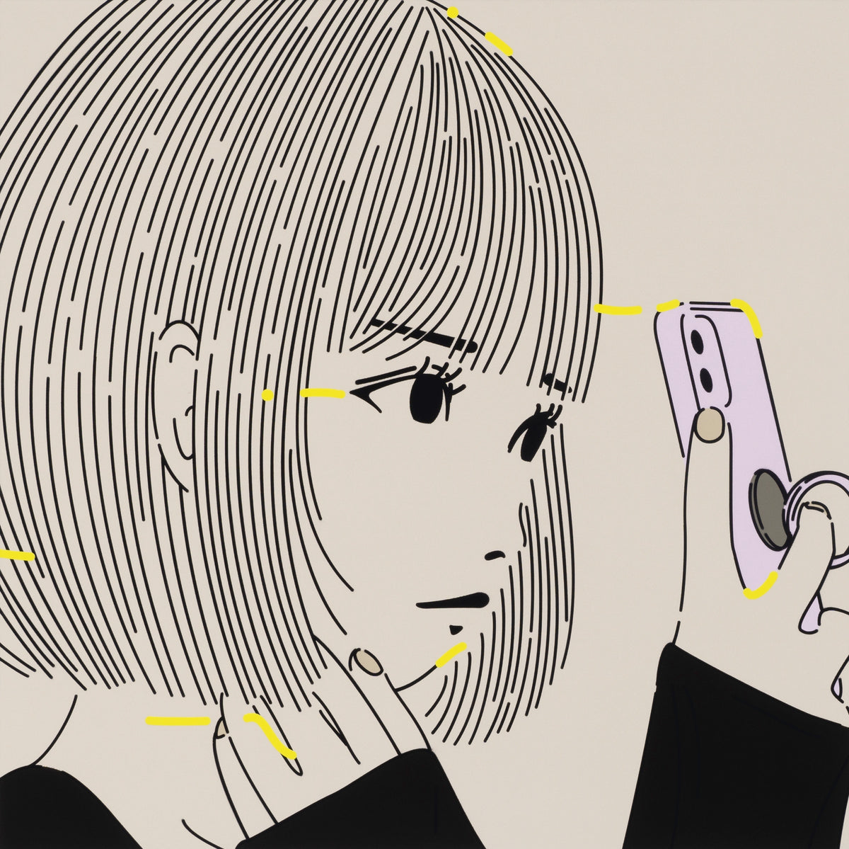 Close to You *GB by Masato Yamaguchi / 山口真人 Painting,SELFY,2022,TAIPEI