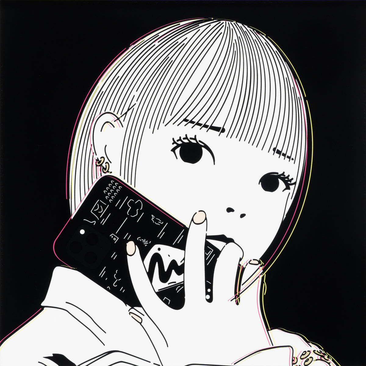 EDiT *TR*BK by Masato Yamaguchi / 山口真人 Painting,SELFY,2023,TOKYO