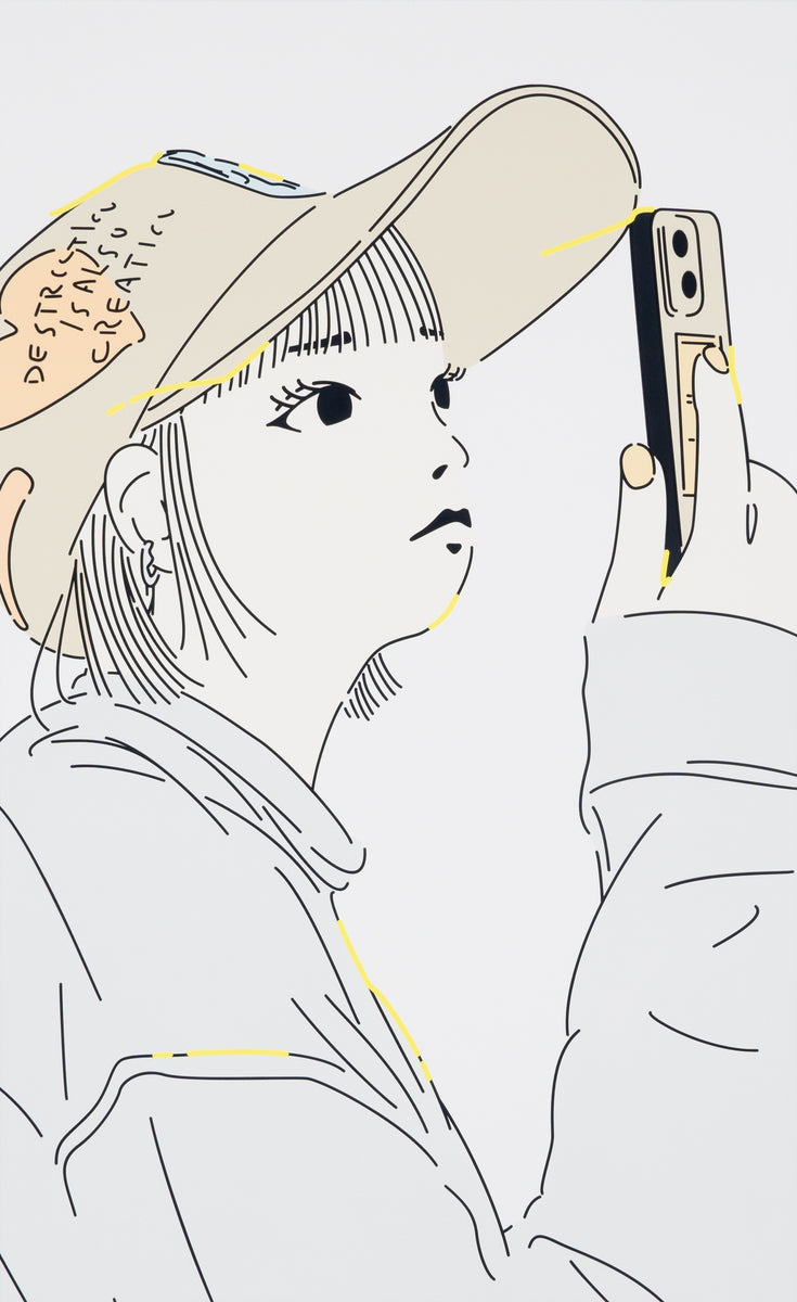 PORTABLE ROCK by Masato Yamaguchi / 山口真人 Painting,SELFY,2022,OSAKA