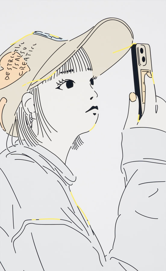 PORTABLE ROCK by Masato Yamaguchi / 山口真人 Painting,SELFY,2022,OSAKA