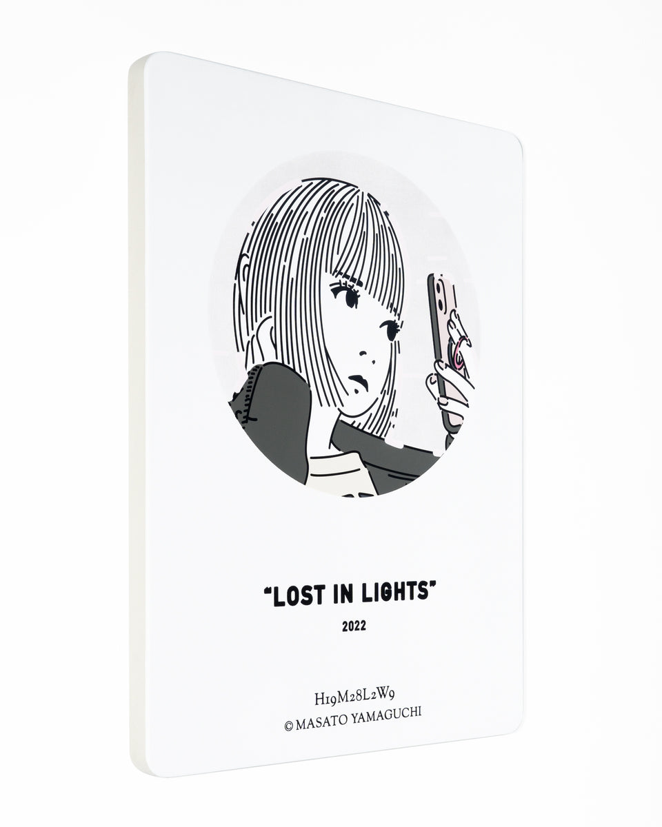 Simulation of "LOST IN LIGHTS *TCS" ED1/1 by Masato Yamaguchi / 山口真人 Painting,SELFY,2023,TOKYO