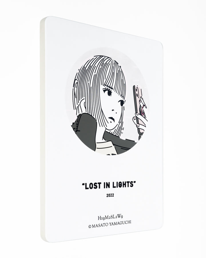 Simulation of "LOST IN LIGHTS *TCS" ED1/1 by Masato Yamaguchi / 山口真人 Painting,SELFY,2023,TOKYO