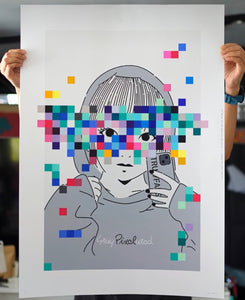 Stay with you pixel-147*EDITION by Masato Yamaguchi / 山口真人 Painting,SELFY,2022,TOKYO