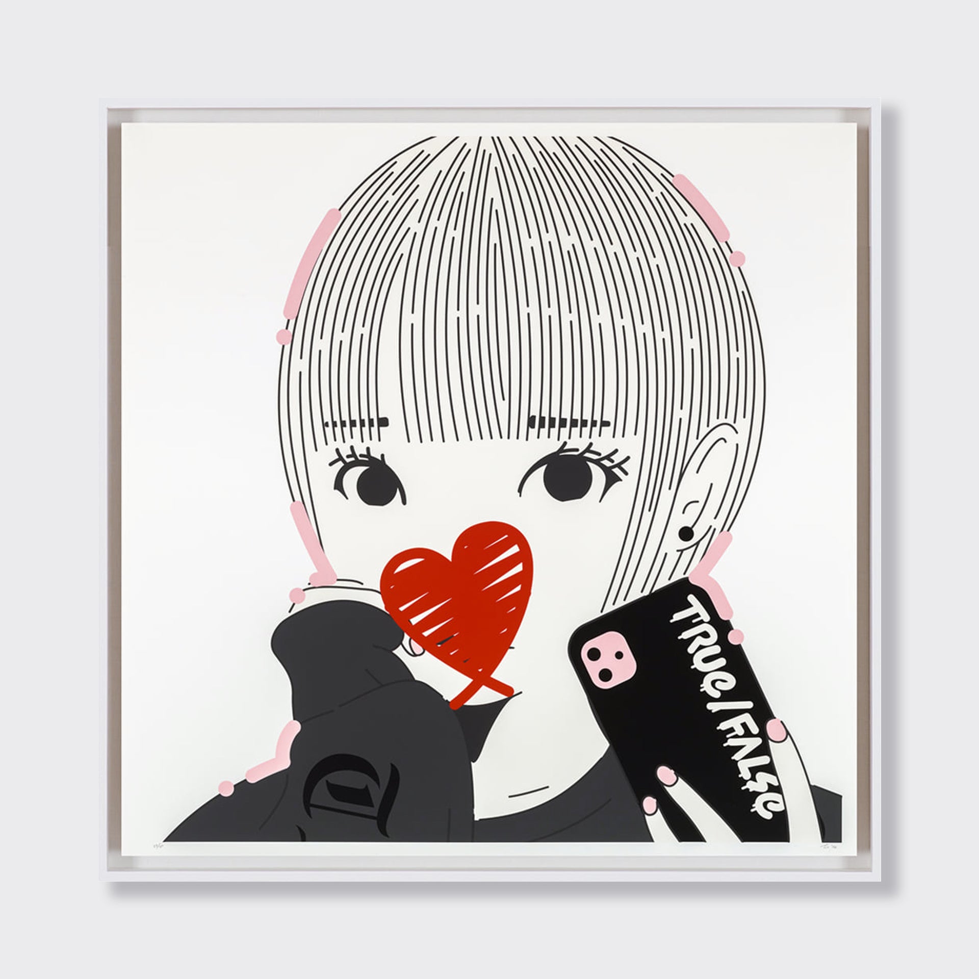 真作　山口真人 版画　How do I look? caseA*EDITION How do I look? caseA*EDITION – Masato Yamaguchi / 山口真人